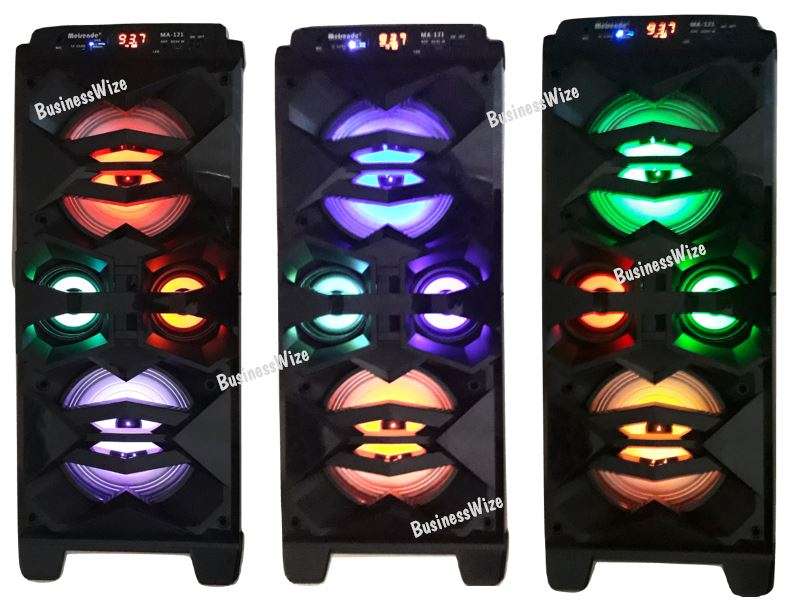 Super Large Bluetooth Karaoke Speaker With Microphone & Remote Support FM Radio, USB, TF, AUX
