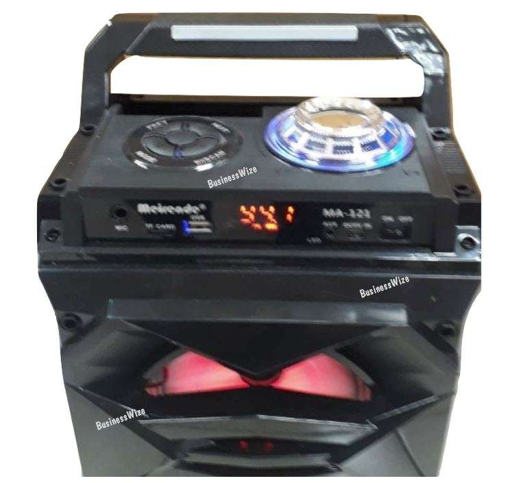 Super Large Bluetooth Karaoke Speaker With Microphone & Remote Support FM Radio, USB, TF, AUX