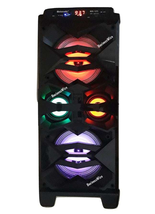 Super Large Bluetooth Karaoke Speaker With Microphone & Remote Support FM Radio, USB, TF, AUX