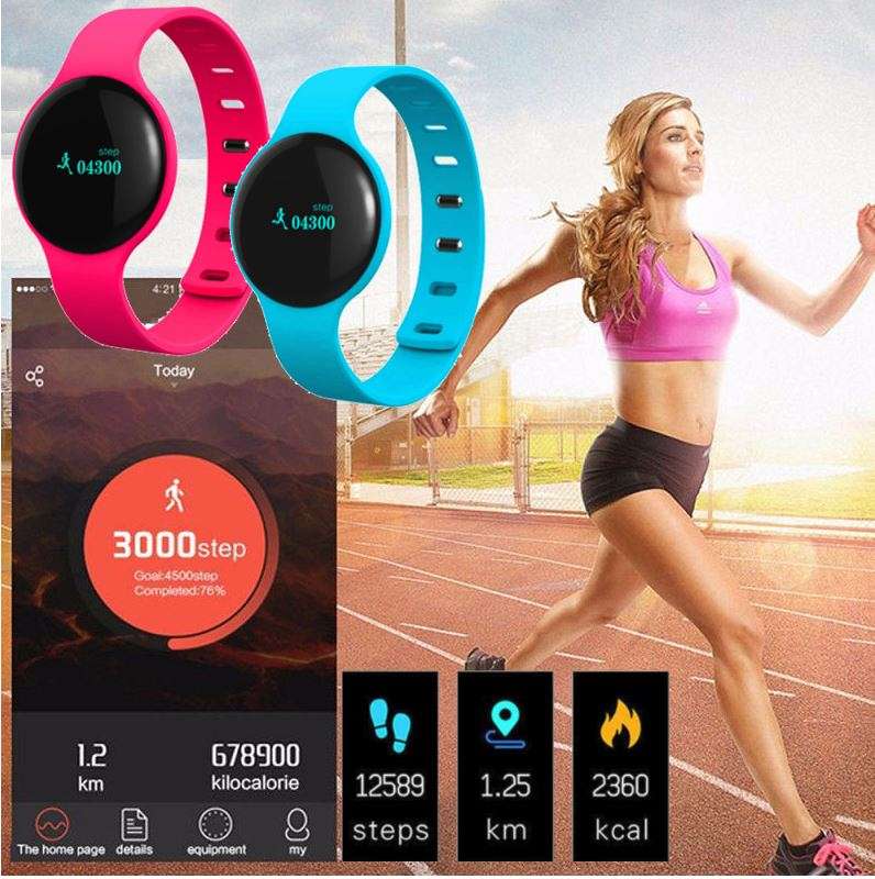 Bluetooth Smart Watch & Fitness Tracker, Pedometer, Calories etc. for Android & iOS Smartphones
