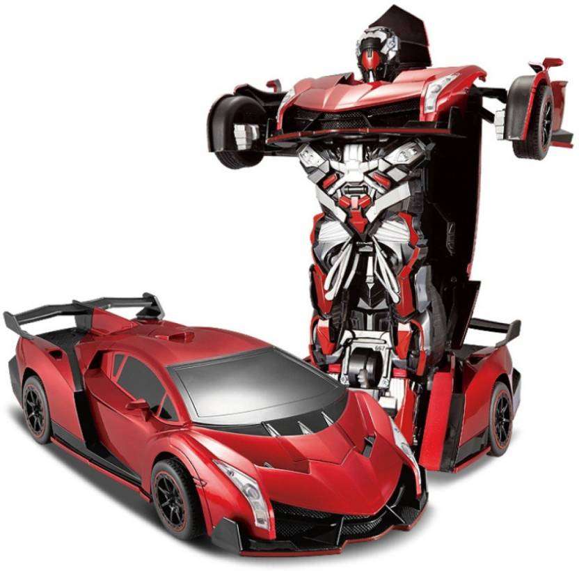 2.4Ghz Gesture Sensing Remote Control TRANSFORMER Robot Car, Xenon Style Lights & Engine Sounds