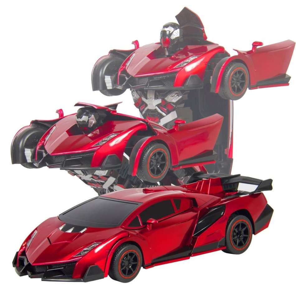 2.4Ghz Gesture Sensing Remote Control TRANSFORMER Robot Car, Xenon Style Lights & Engine Sounds