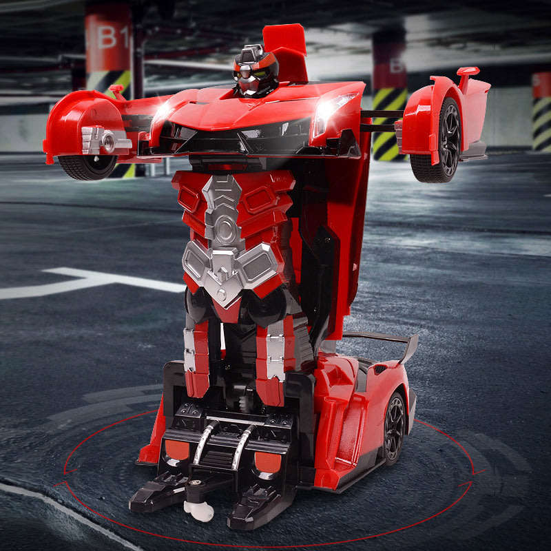 2.4Ghz Gesture Sensing Remote Control TRANSFORMER Robot Car, Xenon Style Lights & Engine Sounds