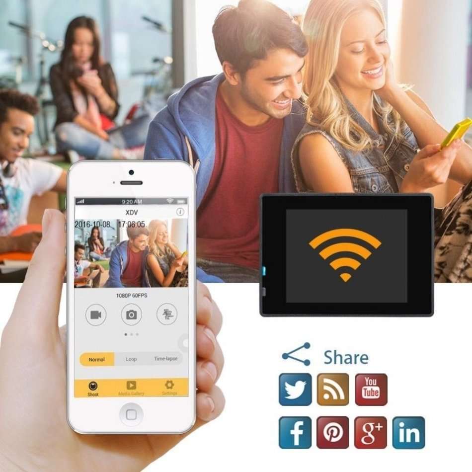 4K ULTRA HD WI-FI Action Sport DVR & Camera - LCD Screen, Waterproof Casing..