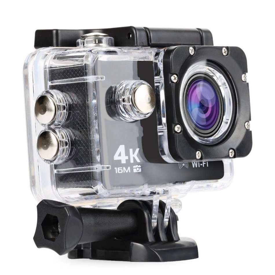 4K ULTRA HD WI-FI Action Sport DVR & Camera - LCD Screen, Waterproof Casing..