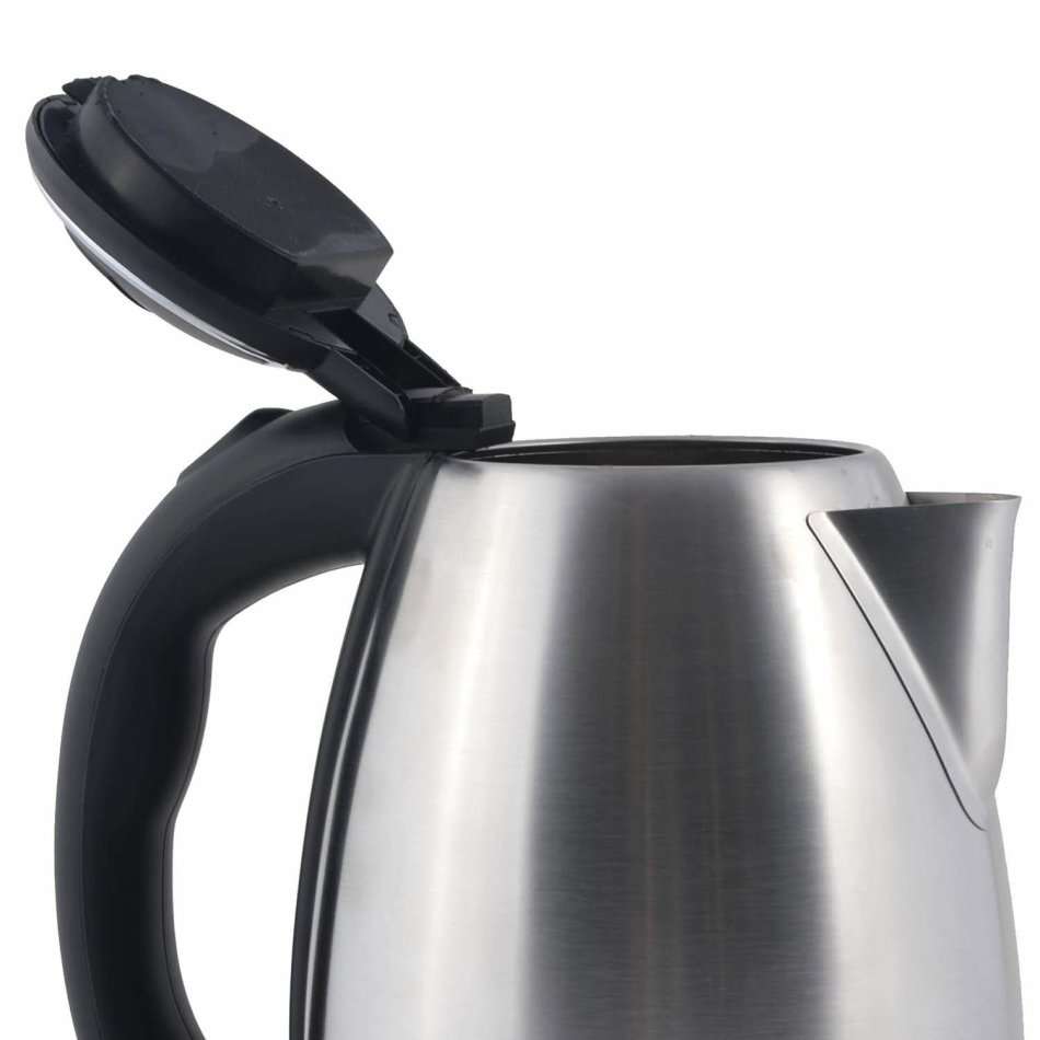 Cordless Electric Kettle - Huge 2.0 L Capacity, Stainless Steel, Boil Water Instantly