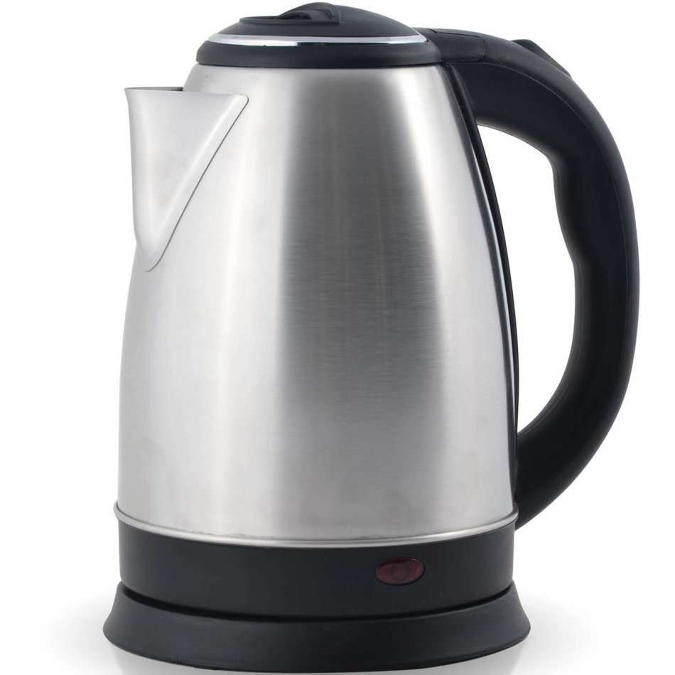 Cordless Electric Kettle - Huge 2.0 L Capacity, Stainless Steel, Boil Water Instantly