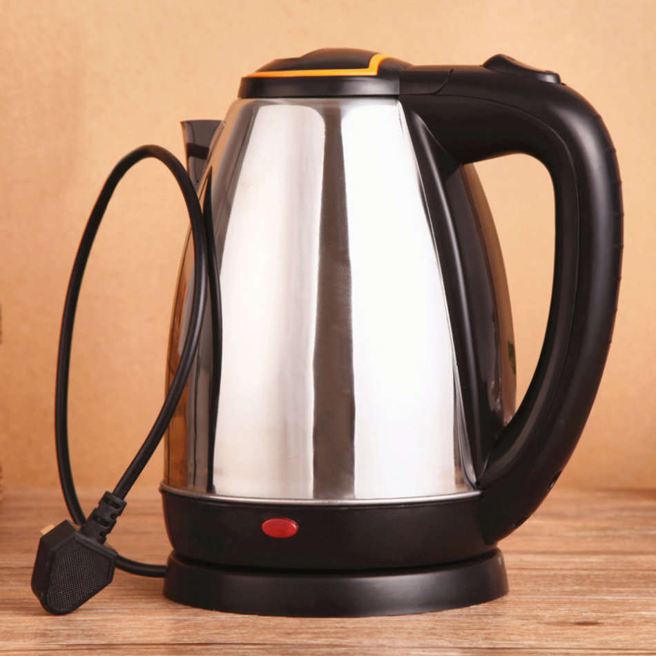 Cordless Electric Kettle - Huge 2.0 L Capacity, Stainless Steel, Boil Water Instantly