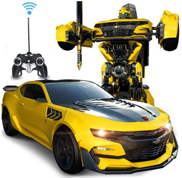 2.4Ghz Gesture Sensing Remote Control TRANSFORMER Robot Car, Xenon Style Lights & Engine Sounds