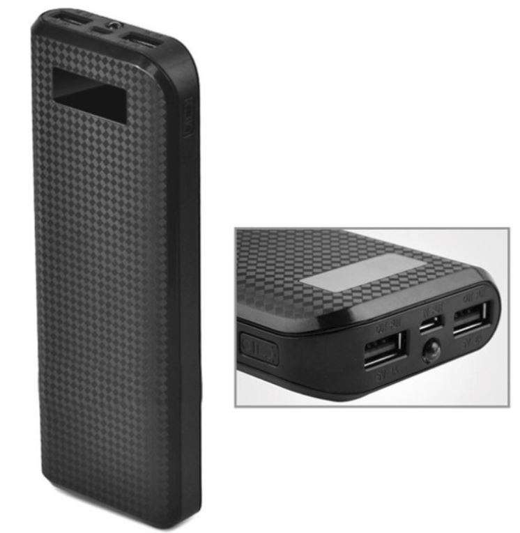 30 000mAh Power Bank - 2 USB Ports & Flashlight, Large Capacity, Fast Charge, Portable & Convenient