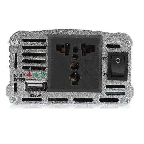 2000 WATT Power Inverter - Convert 12V DC to 220V AC with Battery Clip Cable & 12V Car power outlet