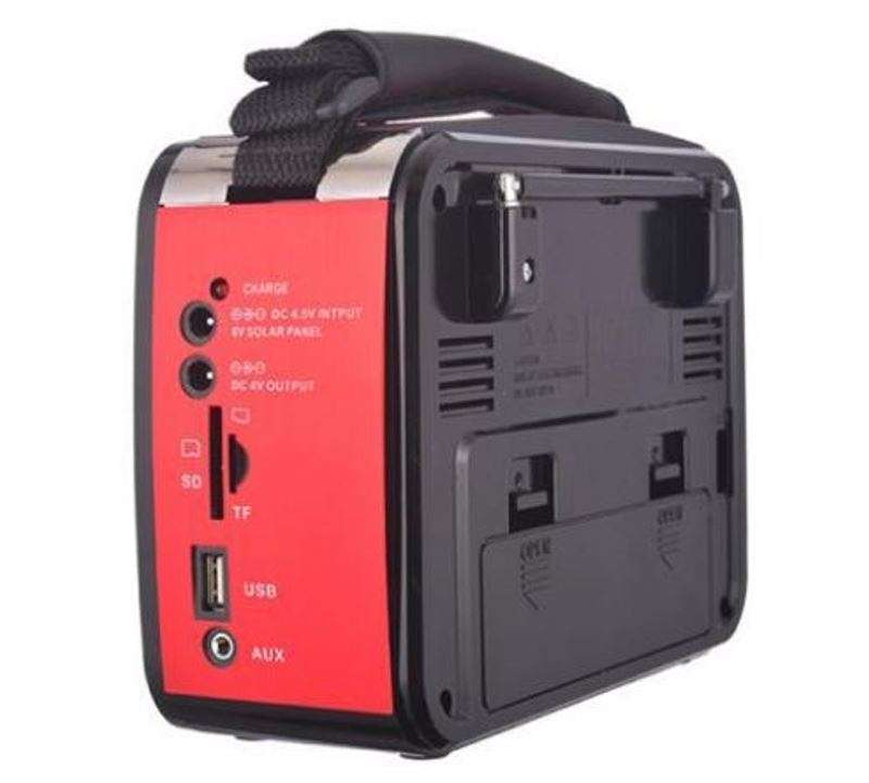 SD/USB/TF MP3 Player - AM/FM Radio, Build in X-Bass Speaker, Flash Light & Rechargeable Battery