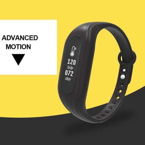 Bluetooth Smart Fitness Tracker with Heart Rate & Blood Pressure Monitor, Pedometer, Sleep Monitor