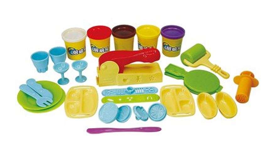 Educational Dough Snackbar Set with lots of Accessories to develop Creativity, Imagination & Skills