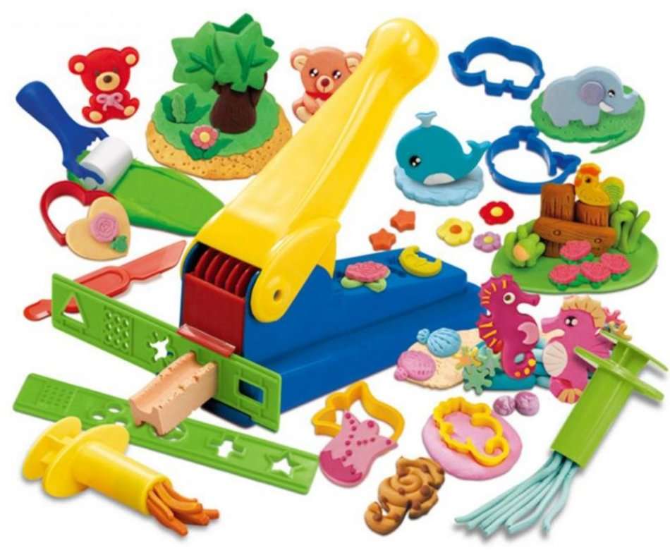 Educational Dough Snackbar Set with lots of Accessories to develop Creativity, Imagination & Skills
