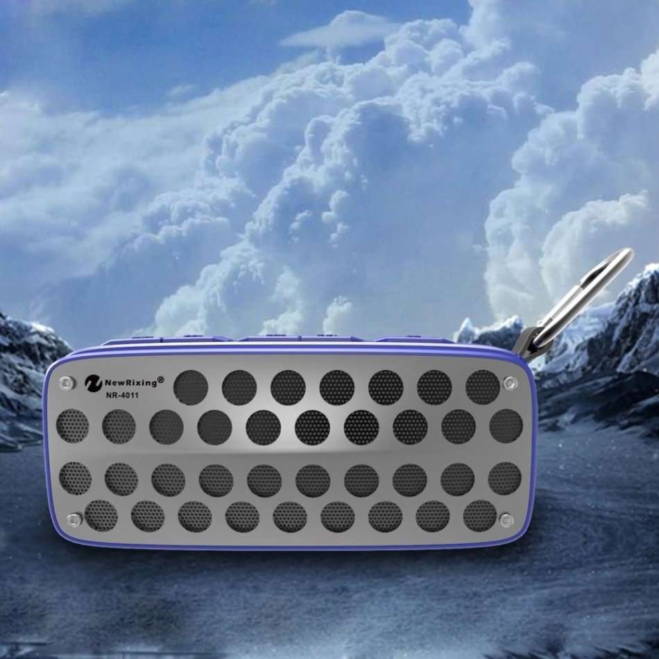 Waterproof Wireless Bluetooth Speaker Support FM Radio, USB, SD Card & Aux-in