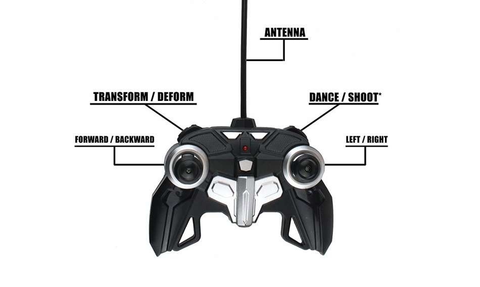 2.4Ghz Gesture Sensing Remote Control TRANSFORMER Robot Car, Xenon Style Lights & Engine Sounds