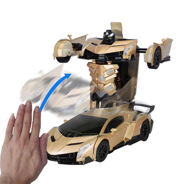 2.4Ghz Gesture Sensing Remote Control TRANSFORMER Robot Car, Xenon Style Lights & Engine Sounds