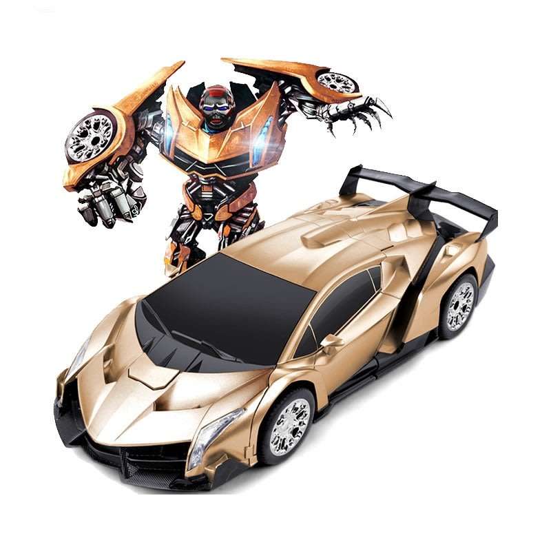 2.4Ghz Gesture Sensing Remote Control TRANSFORMER Robot Car, Xenon Style Lights & Engine Sounds