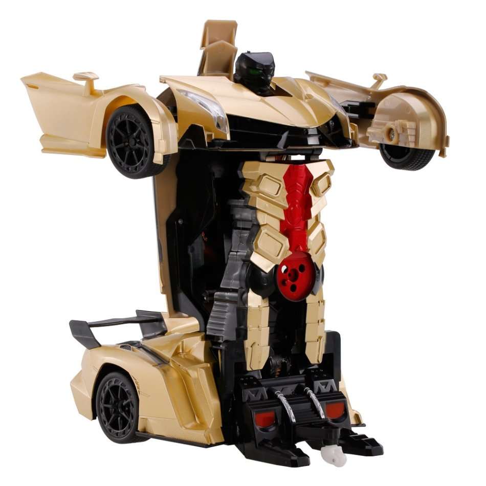 2.4Ghz Gesture Sensing Remote Control TRANSFORMER Robot Car, Xenon Style Lights & Engine Sounds