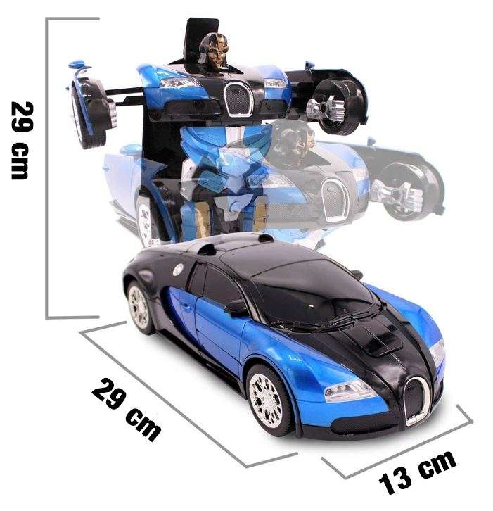 2.4Ghz Gesture Sensing Remote Control TRANSFORMER Robot Car, Xenon Style Lights & Engine Sounds