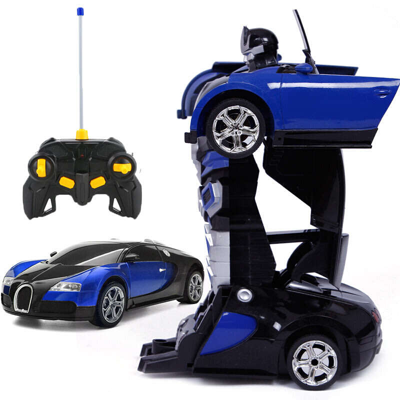 2.4Ghz Gesture Sensing Remote Control TRANSFORMER Robot Car, Xenon Style Lights & Engine Sounds