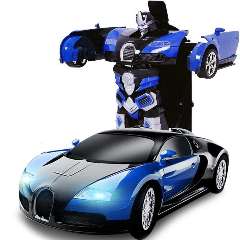 2.4Ghz Gesture Sensing Remote Control TRANSFORMER Robot Car, Xenon Style Lights & Engine Sounds