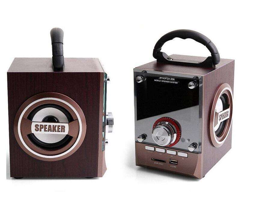 Bluetooth Multimedia Sub-woofer Speaker With USB / SD / AUX / FM Radio - LED Shining Glass Display