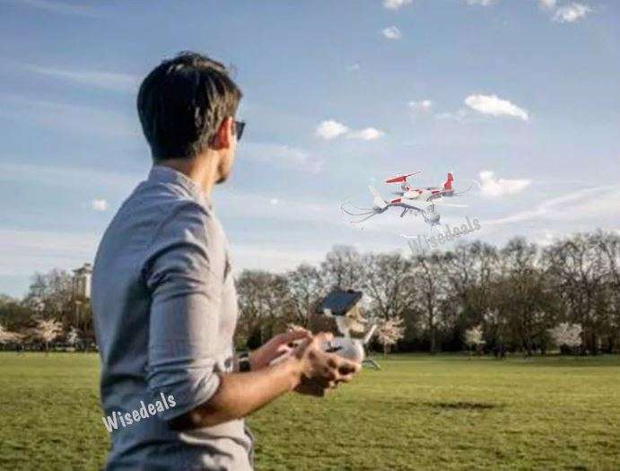 6-Aixs GYRO Remote Control Quad Copter 4CH Drone With LED Lights