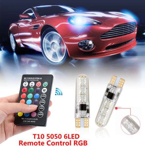 2 X T10 Super Bright LED Car Lights with 4 different modes and last up to 50k hours