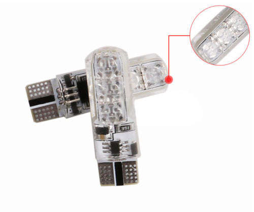 2 X T10 Super Bright LED Car Lights with 4 different modes and last up to 50k hours