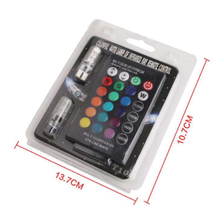 2 X T10 Super Bright LED Car Lights with 4 different modes and last up to 50k hours