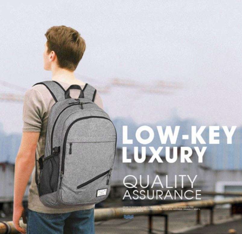 USB Interface Sports Backpack with ball net zipper compartment & Multiple Storage Compartments