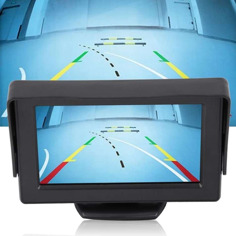 4.3" Car Rearview TFT-LCD Colour Monitor, High Definition with 2 Video inputs LOWEST COURIER FEES