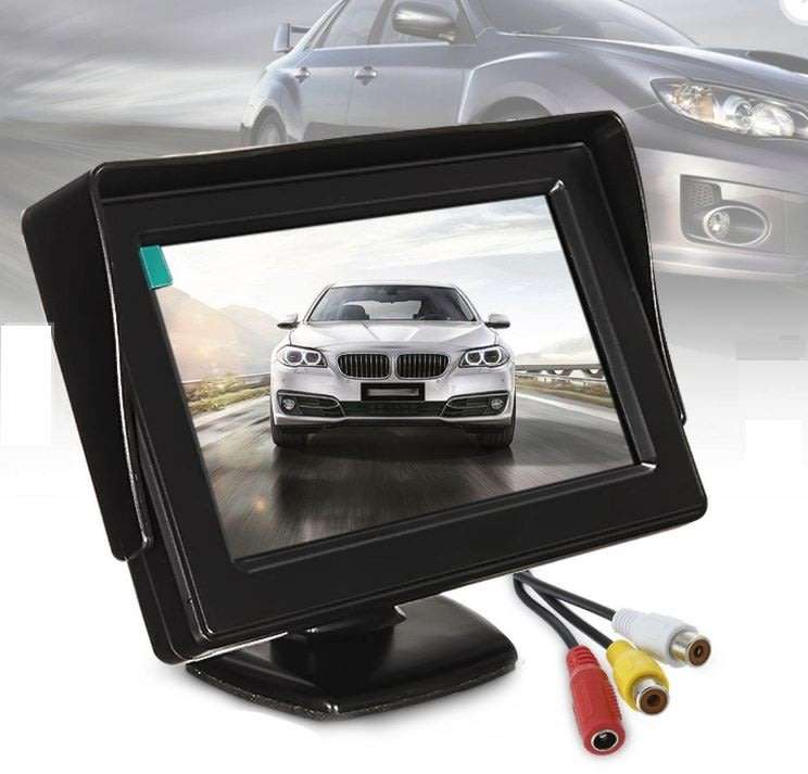 4.3" Car Rearview TFT-LCD Colour Monitor, High Definition with 2 Video inputs LOWEST COURIER FEES