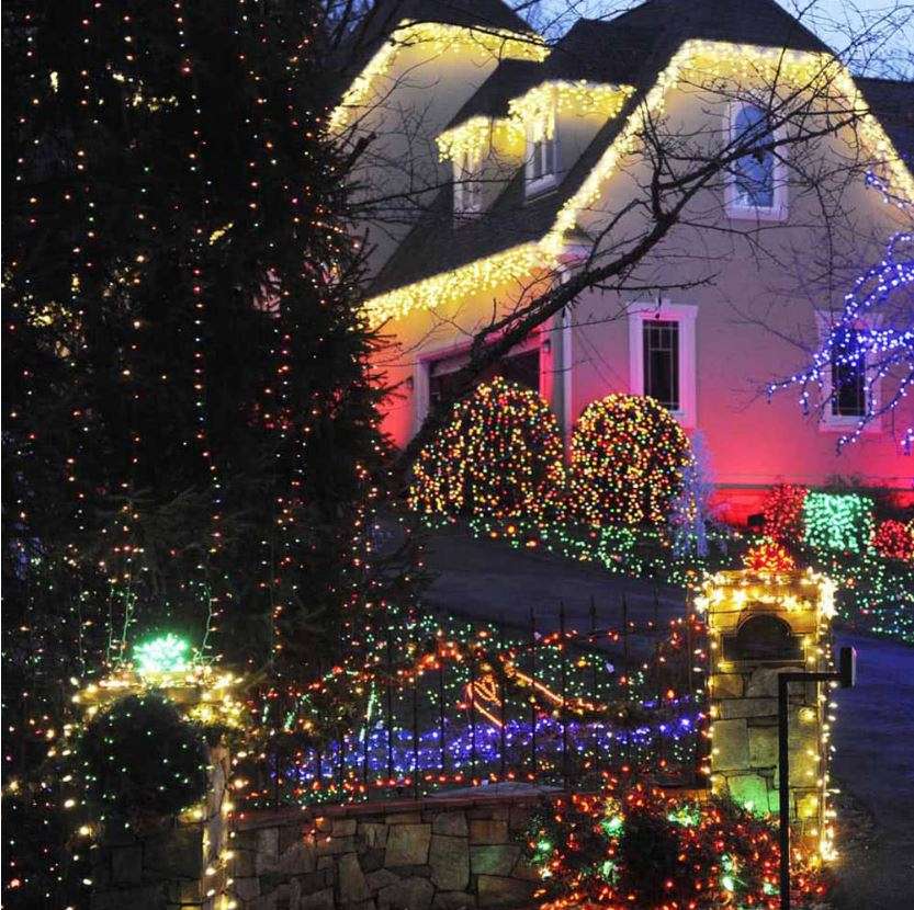 100 LED Multi-color Fairy String Lights - 10m, waterproof, 8 Different Flashing Modes