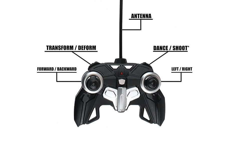 2.4Ghz R/C Optimus Prime Transformer Robot Truck, Xenon lights, 360° turn, one-key deformation