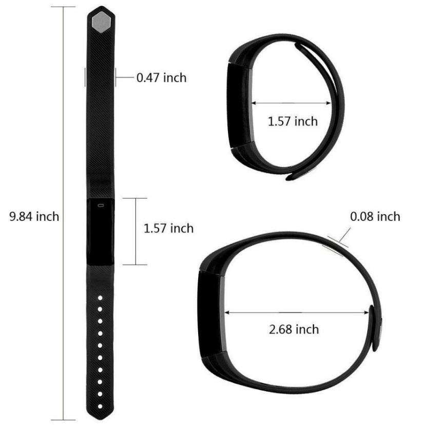 Professional Fitness Smart Watch - Monitor Heart Rate, Blood Pressure, Exercise Mode etc.