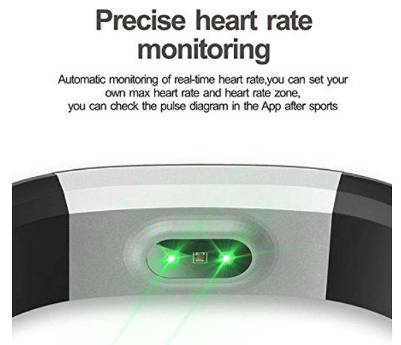 Professional Fitness Smart Watch - Monitor Heart Rate, Blood Pressure, Exercise Mode etc.