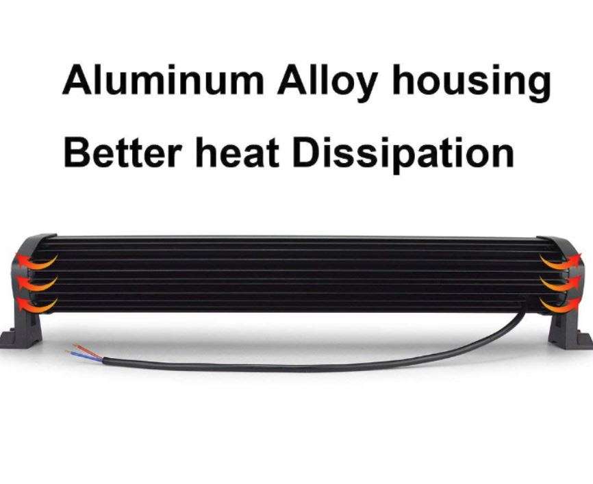 24" 120W Straight Waterproof LED Flood Spot Light Bar