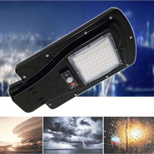 30W LED SOLAR Street Light with Remote, 60 LED, PIR, Motion Sensor, Waterproof with 3 Lighting Modes