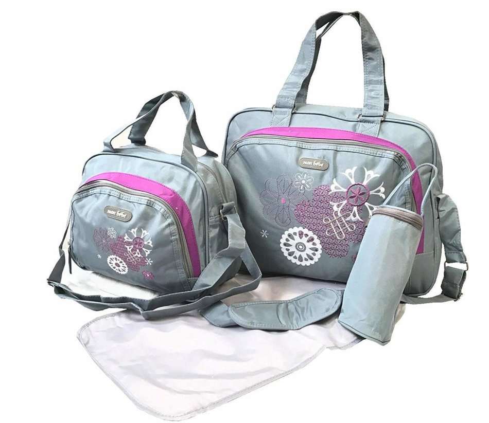 4 Piece Waterproof Baby Nappy Changing Bag Set