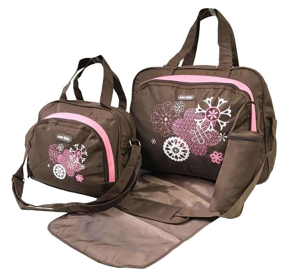 4 Piece Waterproof Baby Nappy Changing Bag Set