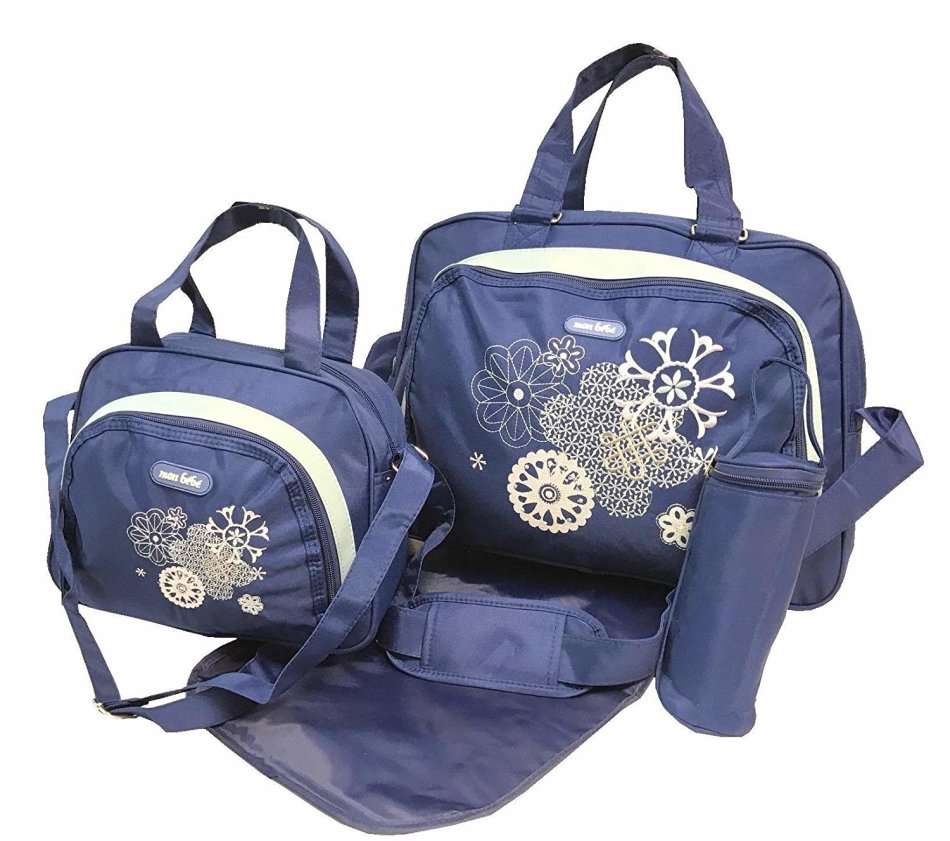 4 Piece Waterproof Baby Nappy Changing Bag Set