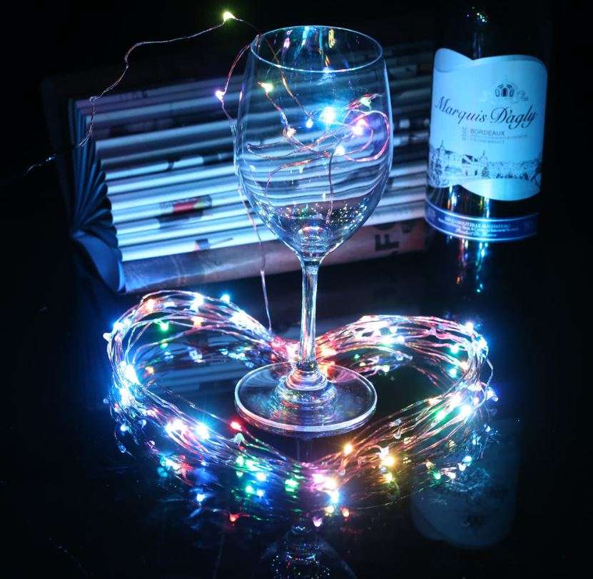 LED Multi-colour Christmas String Lights - 10m, waterproof, 8 Modes, Indoor and Outdoor Use
