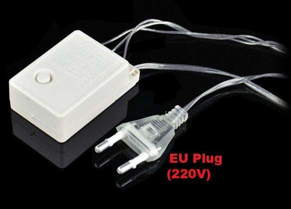 LED Multi-colour Christmas String Lights - 10m, waterproof, 8 Modes, Indoor and Outdoor Use