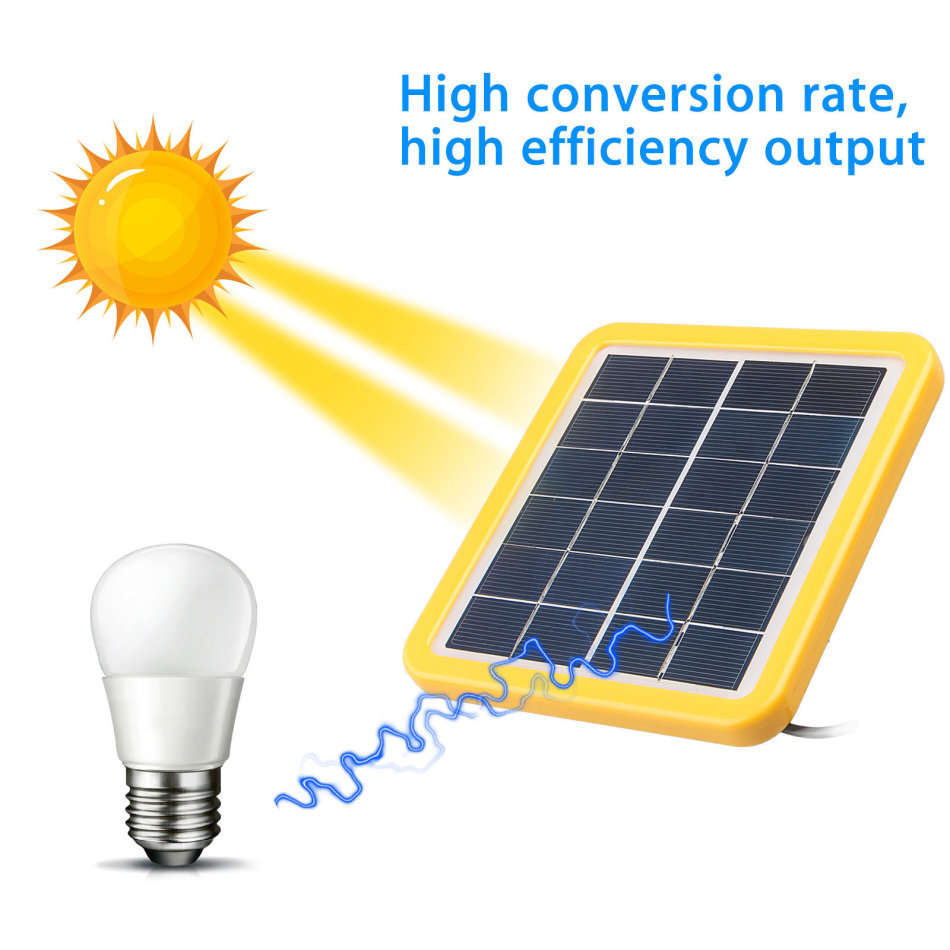 6V Solar Panel with Multi Charging Points USB Charger for Charging of Electronic Devices
