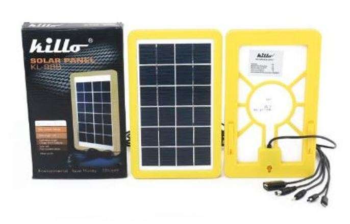 6V Solar Panel with Multi Charging Points USB Charger for Charging of Electronic Devices