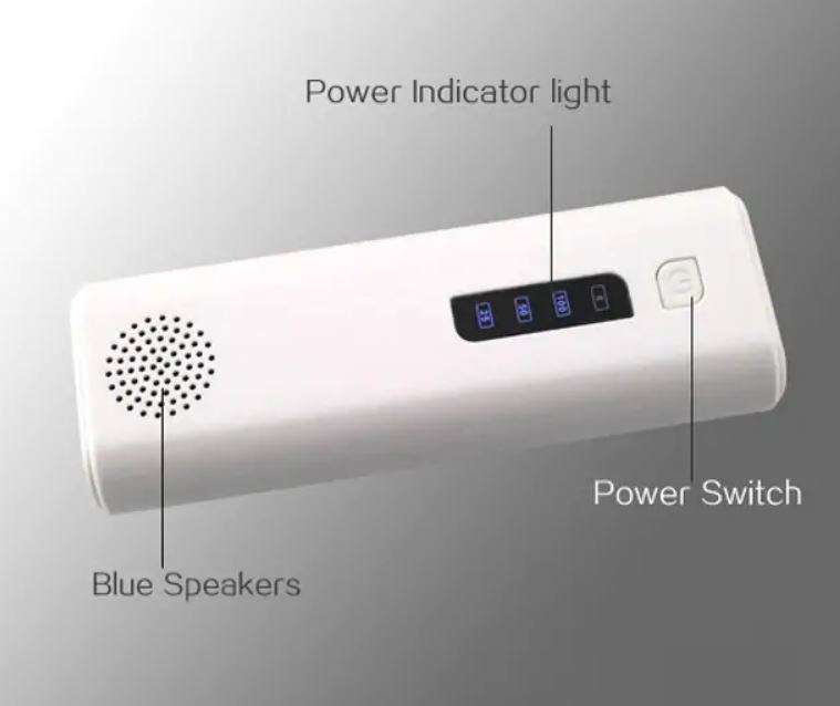 3in1 5200mAh Power Bank, Bluetooth Speaker & Flashlight, USB Interface for Charging of Devices