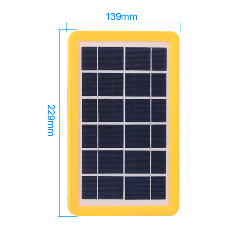 6V Solar Panel with Multi Charging Points USB Charger for Charging of Electronic Devices